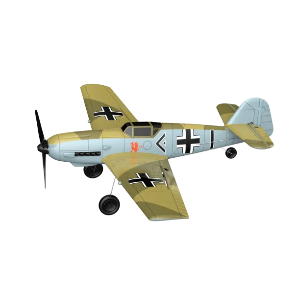 Eachine BF109 V2 2.4GHz 4CH 400mm Wingspan 6-Axis One-Key U-Turn Aerobatic Xpilot Stabilization System EPP Mini RC Airplane BNF/RTF for Beginner - Image 2