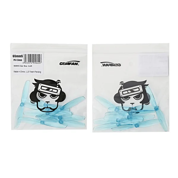 4 Pairs GEMFAN 65mmS 65mm 2-blade 1mm/1.5mm Hole Propeller for Toothpick RC Drone FPV Racing - Image 7
