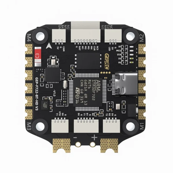30.530.5mm GEPRC TAKER F722 BT HD V3 Flight Controller 3-6S 65A 8Bit 4In1 Brushless ESC Stack for RC FPV Racing Drone - Image 4
