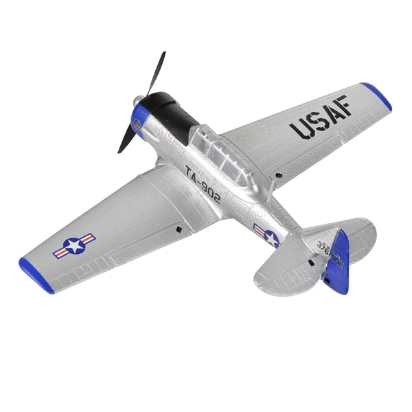 TOP RC HOBBY AT-6 2.4GHz 4CH 450mm Wingspan EPP 6-Axis Gyro One-Key U-Turn Aerobatic RC Airplane RTF for Beginners - Image 4