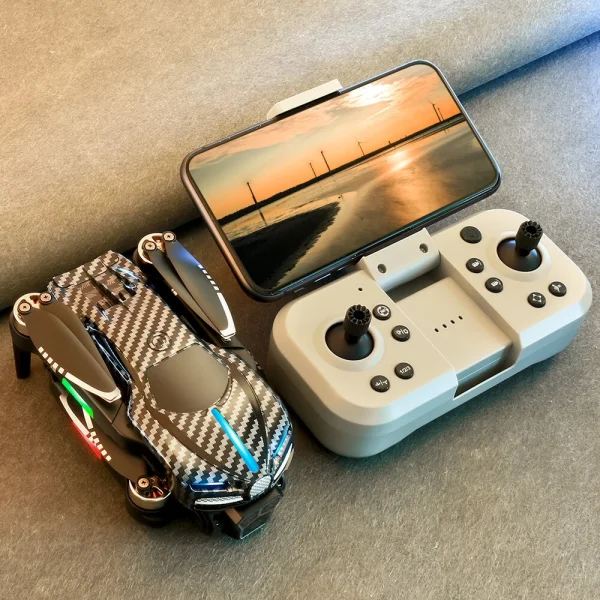 YCRC V186 Three Camera WiFi FPV with HD 3 Lens Electric Adjustment 360 Obstacle Avoidance Optical Flow Positioning Brushless Foldable RC Drone Quadcopter RTF - Image 2