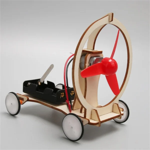 Children's Science Experiment Electric Wind Turbine Technology Small Production Handmade DIY KIT Kindergarten Elementary School Toys - Image 2