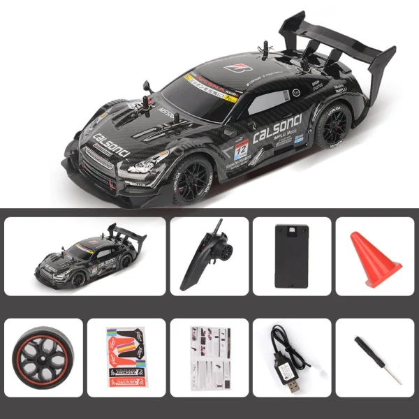 1/14 2.4G 4WD Drift RC Car High Speed LED Light On-Road Racing Remote Control Vehicles Models Multi Player Competiton Toys - Image 7