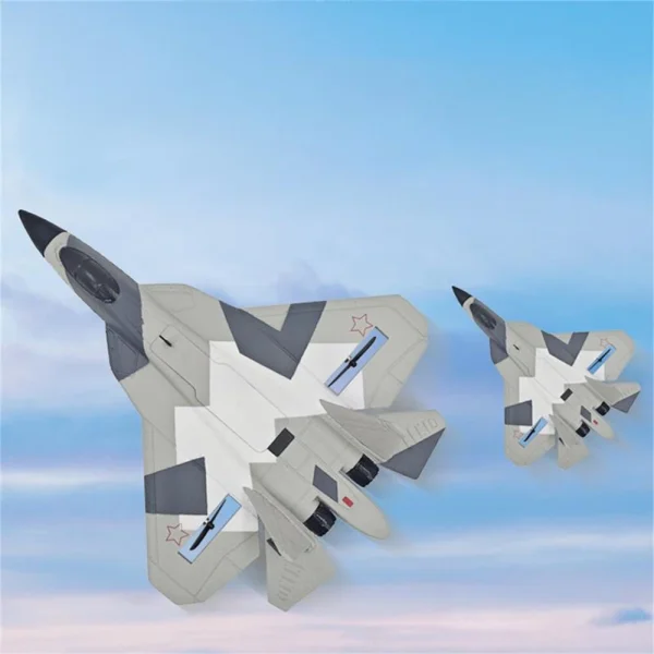 FX657 SU57 240mm Wingspan 2.4GHz 2CH 3-Axis Gyro Automatic EPP RC Airplane Fighter RTF - Image 6
