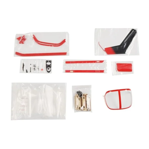 450 Size Bell 206 RC Helicopter Spart Part Canopy - Image 9