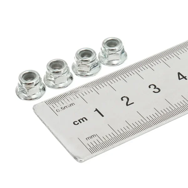 4PCS Plating RC Car Locknut For 9125 1/10 Parts No.25-WJ02 - Image 6