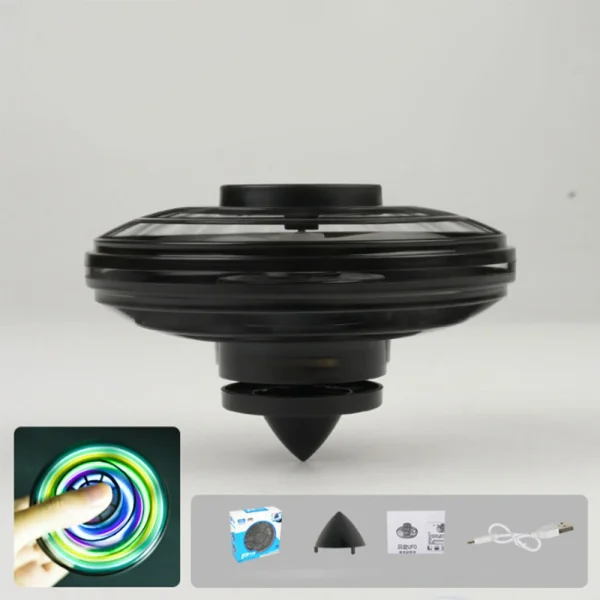 Flying Ball Toys Magic Spinner Flight Gyro UFO Drone Aircraft induction Gyroscope Decompression Toy Kids Children Gifts - Image 2