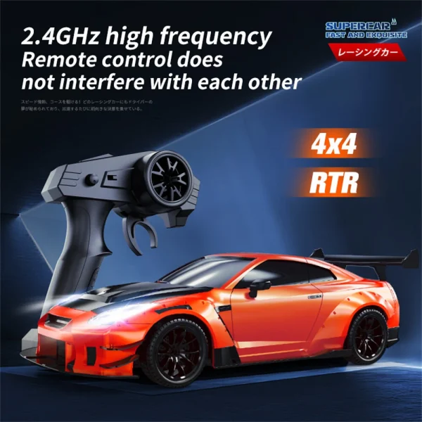 SZRC 080 RTR 1/20 2.4G 4WD Drift RC Car Mini Race LED Light High Speed Racing On-Road Full Proportional Classic Retro Electric Remote Radio Control Vehicles Model Toys - Image 6