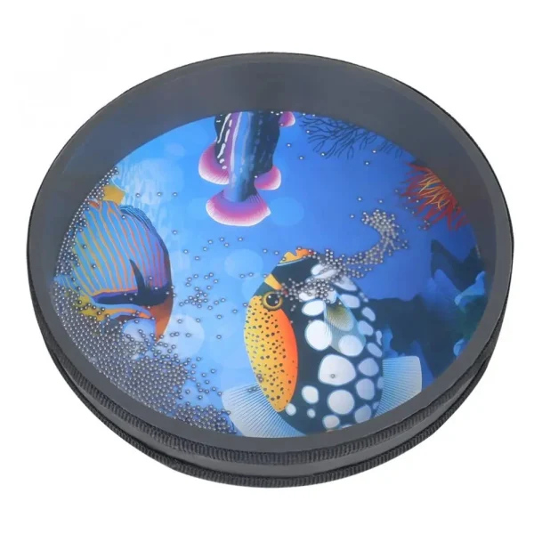 8/10 Inch Sea Drums Ocean Sound Hand Drum Musical Educational Toys for Kids Kindergarten Teaching Aids Hand Drum - Image 3