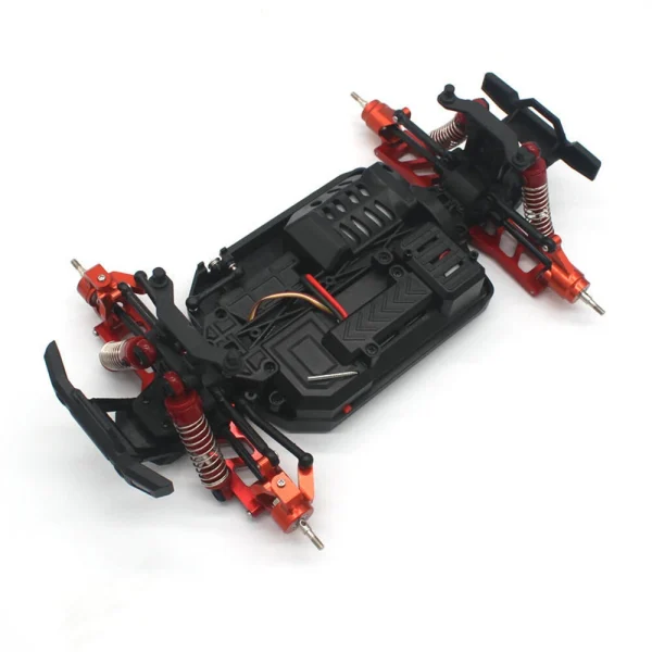 Upgraded Metal Parts Front Rear Suspension Arms Steering Cup C Hubs Rear Wheel Seat Set for 1/18 HS 18311 18312 18301 18302 18321 18322 RC Cars Vehicles Models Parts - Image 4