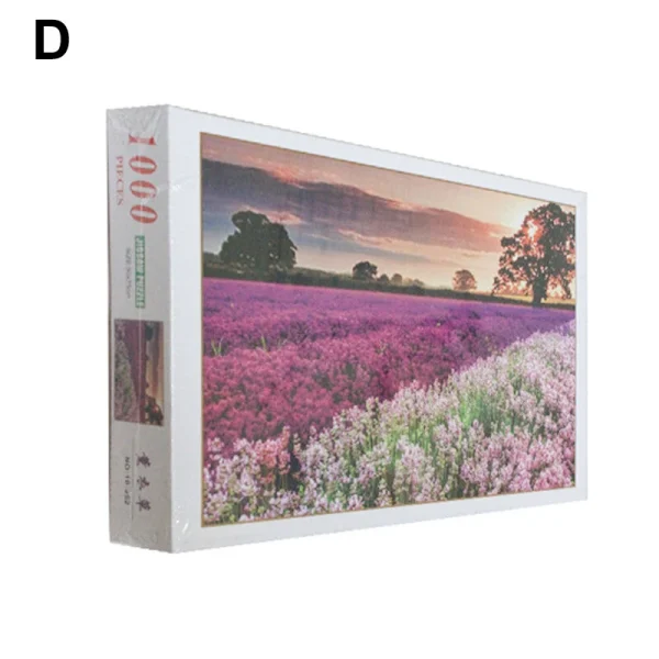 1000 Pieces Jigsaw Puzzle Toy DIY Assembly Paper Puzzle Beautiful Building Landscape Educational Toy - Image 5