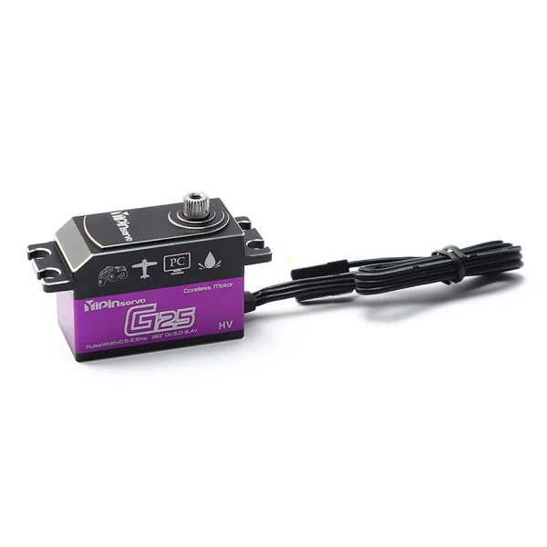 YIPINServo 25KG Digital Servo Metal Gear Servo Waterproof for 1/8 1/10 Scale RC Cars Robot Manipulator - Image 5