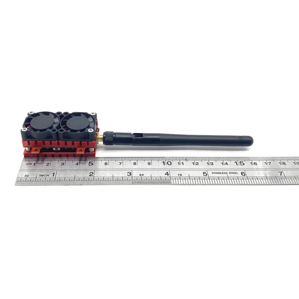 SLONWAKE 5.8G 48CH 5W FPV Transmitter 200mW 500mW 1200mW 5000mW VTX Dual Cooling Fan Built-in Microphone for RC Drone Airplane Long Rang - Image 6