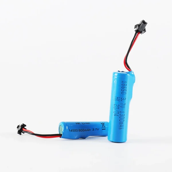 2PCS / 4PCS 3.7V 1300mAh 18650 Battery SM Plug for RC Car - Image 5