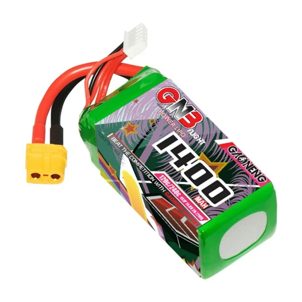 Gaoneng GNB 14.8V 1400mAh 120C 4S LiPo Battery T/XT60/XT90/EC5 Plug for FPV Racing Drone - Image 5