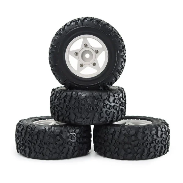 4PCS D231 Upgraded Off-Road Tires Wheels for 1/8 1/10 Short Course Truck RC Cars Vehicles Models Parts Accessories - Image 5