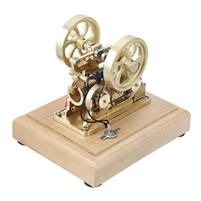 Eachine EM1 Micro Engine Model Brass Double Piston Complete STEM Engine Toys Collection Gifts