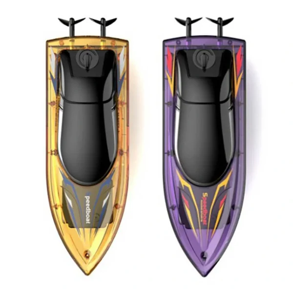 JJRC S13 RTR 2.4G RC Boat LED Light Capsized Reset High Speed Racing Waterproof Ship Vehicles Models Toys - Image 4