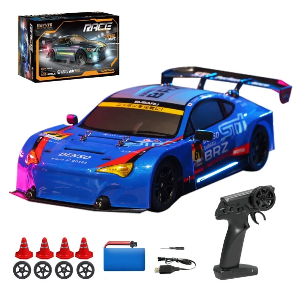 ENOZE 8100 8101 1/16 2.4G 4WD GTR/BRZ Full Proportional Drift RC Car RTR 30KM/H High-Speed Vehicle Models - Image 2
