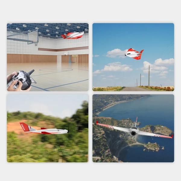 RadioLink Turbot D460 Scale Model 480mm Wingspan EPP 4KM Control Distance 1600KV Brushless Motor RC Airplane Fixed Wing PNP/RTF Gyroscope Assist for Beginners - Image 8