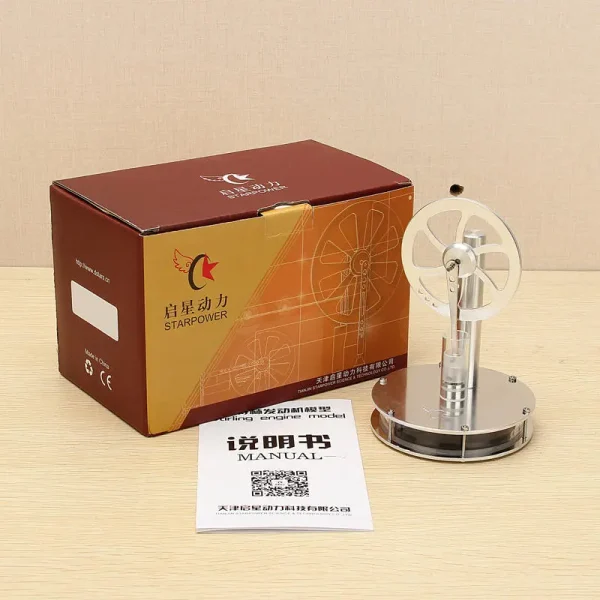 Stirling Engine Model Low Temperature Difference Magnetic Motor Model Kit - Image 3