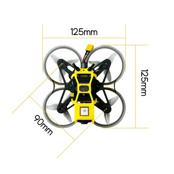DARWINFPV CineApe20 90mm 3S 2 Inch Analog/Without DJI O3 Whoop FPV Racing Drone BNF with F411 15A ELRS AIO - Image 9