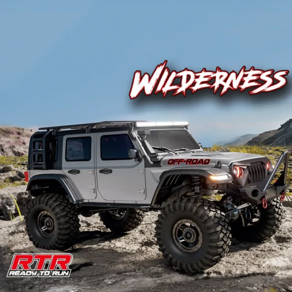 HB Toys RTR R1011/12/13/14 1/10 2.4G 4WD RC Car Full Proportional Rock Crawler RUBICON LED Light Off-Road Climbing Truck Vehicles Models 3s Compatible Toys - Image 9