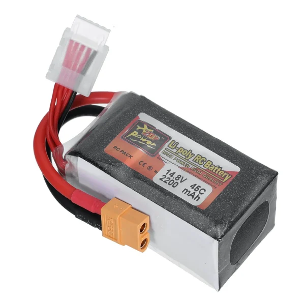 ZOP Power 14.8V 2200mAh 45C 32.56Wh LiPo Battery XT60 Plug for RC Drone - Image 3