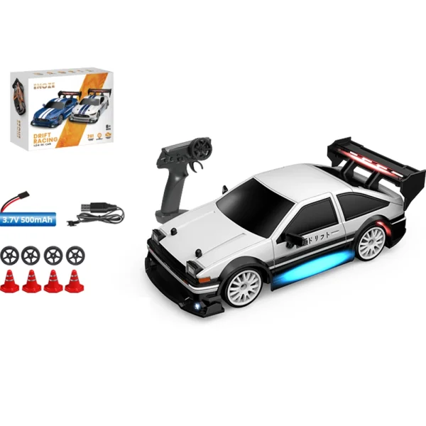 ENOZE 8603 8604 RTR 1/24 2.4G 4WD 30km/h Drift RC Car Tesla AE86 High Speed Racing LED Light On-Road Vehicles Models Toys - Image 2