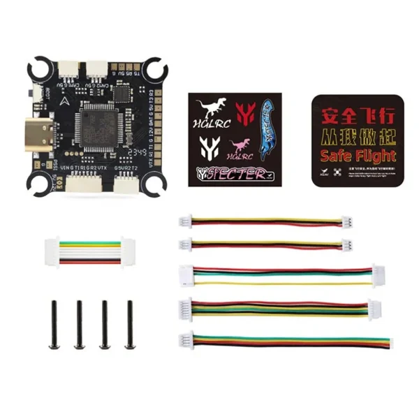 30.5x30.5mm HGLRC SPECTER F722 Pro MPU6000 Gyro F7 Flight Controller with 5V 10V BEC Support DJI O3 Digital HD / Analog VTX for Freestyle RC FPV Racing Drone - Image 4
