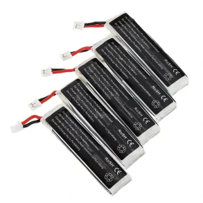 5Pcs URUAV 3.8V 550mAh 50/100C 1S HV 4.35V PH2.0 Lipo Battery for Emax Tinyhawk Kingkong/LDARC TINY Tinyhawk S Eachine Trashcan