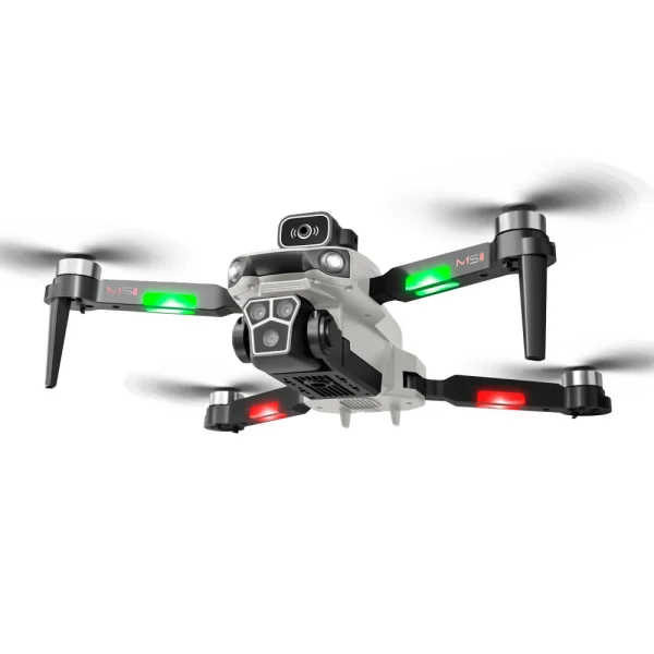 PJC M1S Three Camera Vertical Shoot Electric Adjustment WiFi FPV with 3 HD Lens 360 Infrared Obstacle Avoidance Optical Flow Positioning Brushless Foldable RC Drone Quadcopter RTF - Image 3