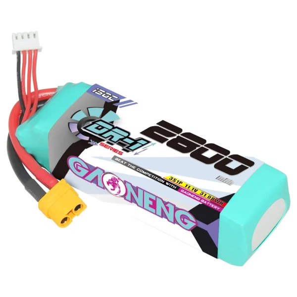 Gaoneng 11.1V 2800mAh 150C 3S Lipo Battery XT60 PLUG/T PLUG for 1/12 1/14 1/16 RC Cars