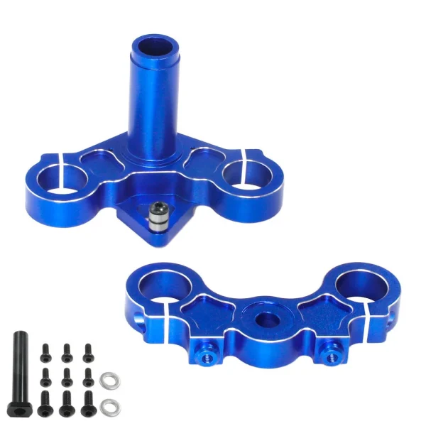 1Set Aluminum Alloy 7075 Triple Clamp Set For LOSI 1/4 Promoto-MX Motorrad RTR LOS06000 LOS264004 RC Motorcycle Parts - Image 6
