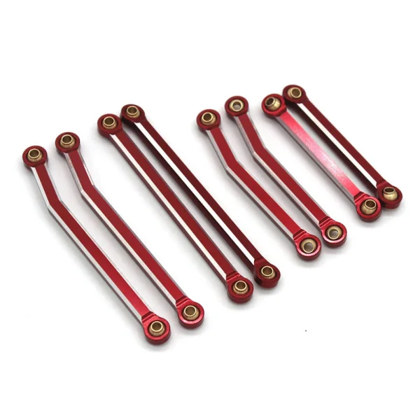 8Pcs Metal Po Linkage Tie Link Rod Kit JJRC C8801 Austar AX-8560 TRX4M 1/18 RC Car Parts - Image 2
