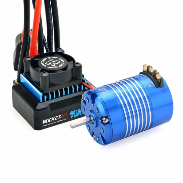 ROCKET 540 Brushless Sensored Motor 90A ESC Drift Racing for ARRMA 1/10 RC Cars Vehicles Model Spare Parts