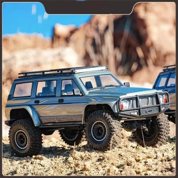 YIKONG YK4107 1/10 2.4G 4WD RC Car Rock Crawler Two Speed Differential Lock LCG Chassis Tank Turn LED Lights Monster Off-Road Pickup Climbing Truck Vehicles Models Electric Remote Control Simulation Toys - Image 6