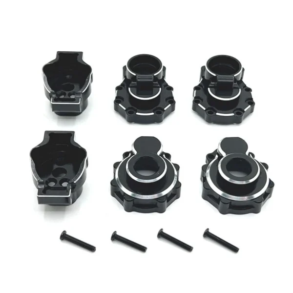Upgraded Metal Parts Rear Axle Cup Set for HB Toys R1001 R1002 R1003 1/10 Rock Crawler Off-Road Climbing Truck RC Cars Vehicles Models Spare Accessories