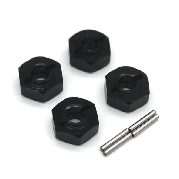 4PCS Upgraded Metal Parts Hexagonal Adapter for 1/14 ZD Racing MT16 Rlaarlo JIUSI MT14R PT14R RC Cars Vehicles Models Spare Accessories - Image 3
