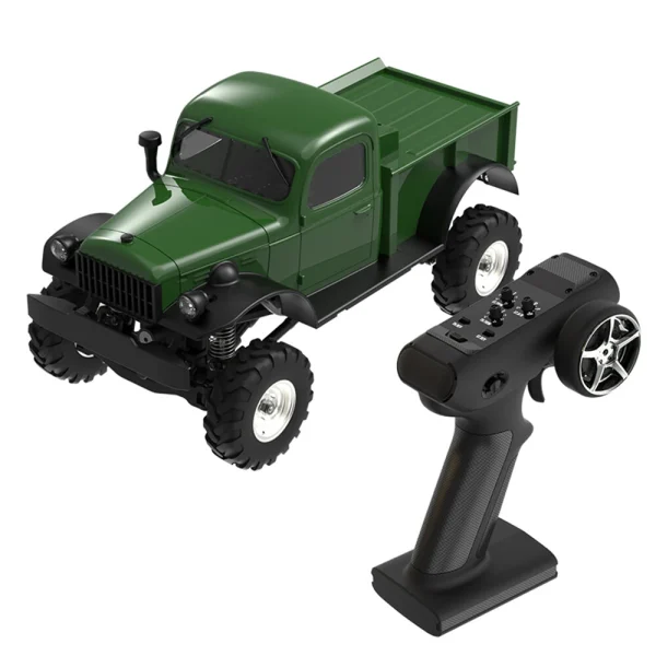UDIRC UCX2401 SALVATOR RTR 1/24 2.4G 4WD RC Car Rock Crawler Off-Road Climbing Truck LED Light Full Proportional Vehicles Models Oil Filled Shocks Reverse Gearbox Toys