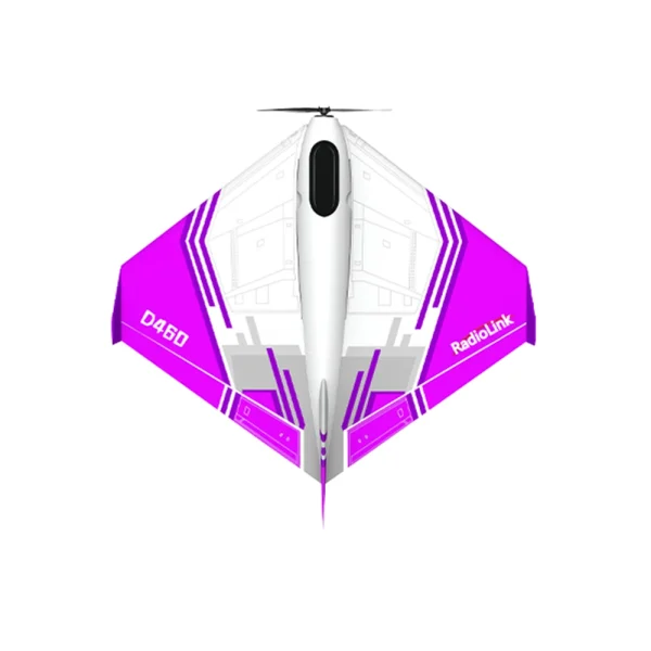 RadioLink Turbot D460 Scale Model 480mm Wingspan EPP 4KM Control Distance 1600KV Brushless Motor RC Airplane Fixed Wing PNP/RTF Gyroscope Assist for Beginners - Image 5