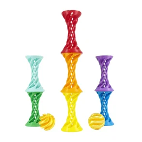NIKOLATOY 3D Printed Spiral Toy Set Decompression Ejectable Novel Office Desktop Ornaments
