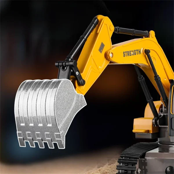 Y1803 1/20 13CH 2.4G RTR Alloy RC Excavator Car Vehicle Model With Colorful Lights Music Effects Spray for Children - Image 6