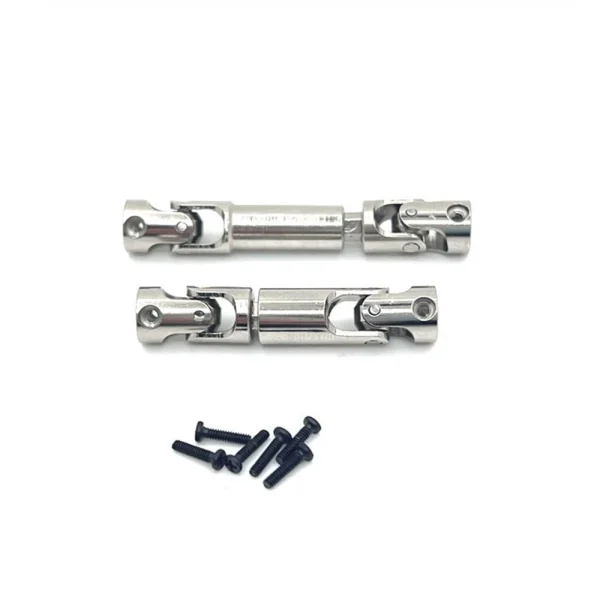 2PCS Upgraded Metal Drive Shaft Front Rear for Land Rover FMS FCX24M D90 D110 Range Discovery 1/24 Rock Crawler RC Cars Vehicles Models Spare Parts Accessories - Image 2