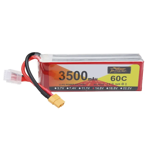 ZOP POWER 14.8V 3500mAh 60C 4S LiPo Battery XT60 Plug for RC Drone - Image 4