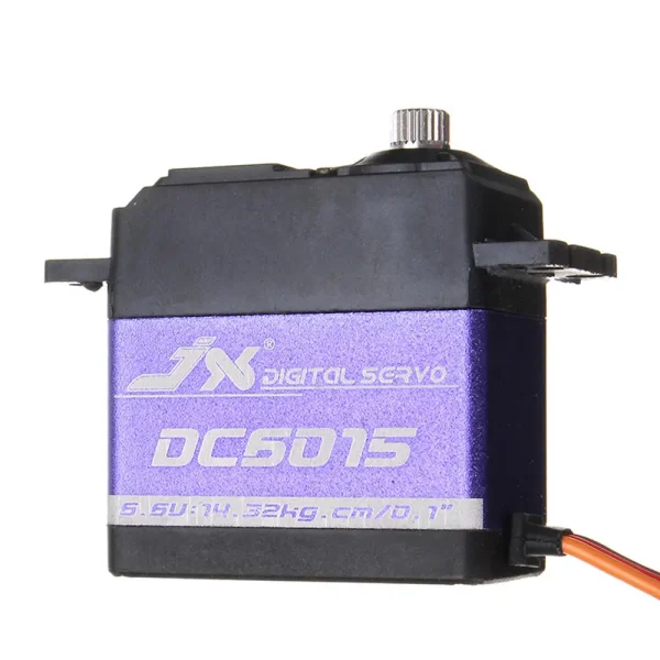 4PCS JX DC6015 14.32KG DC Metal Gear High Torque Standard Angle Digital Servo For RC Model Transmitter Radio - Image 2
