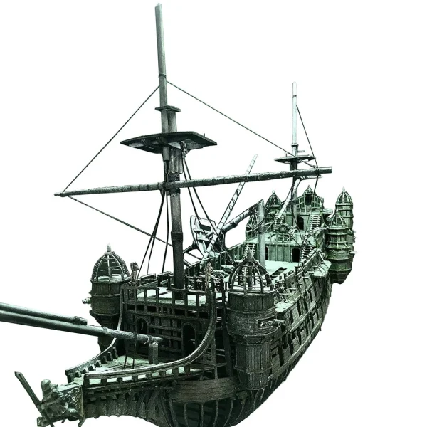 Silent Mary DIY Wooden Pirates Ship Model Kit Building Model Handmade Gift - Image 2