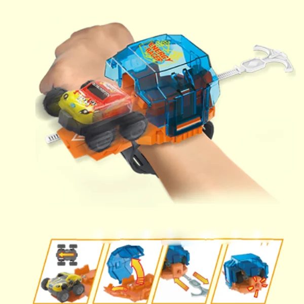 Wrist Launcher Watch with 3 Vehicle Bodies for Children Toy - Image 2
