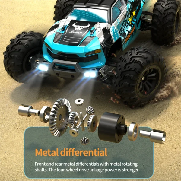 ZLL SG116 PRO/MAX 1/16 2.4G 4WD 80km/h Brushed/Brushless RC Car LED Light Off-Road Climbing Truck High Speed Full Proportional Vehicles Model RTR Toys - Image 5