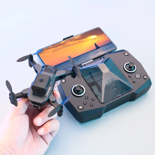 KY912 Mini WiFi FPV with 4K Dual HD Camera 360 Infrared Obstacle Avoidance Foldable RC Drone Quadcopter RTF - Image 2